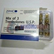 Mix of 3 Trenbolones 200mg (Микс Тренболонов) 10 ампул, ZPHC
