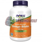 Ginkgo [Гинкго Билоба] (120 мг x 200 капс), NOW Foods