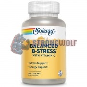 Balanced B-Stress [with vitamin C] (100 шт), Solaray