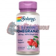 Pomegranate Extract [40% Ellagic Acid] (60 шт), Solaray