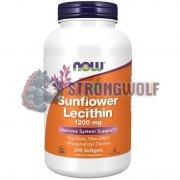 Sunflower Lecithin (200 шт по 1200 мг), NOW Foods