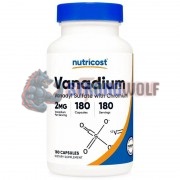 Vanadium [with Chromium] (180 шт), Nutricost