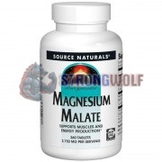 Magnesium Malate (360 шт по 1250 мг), Source Naturals