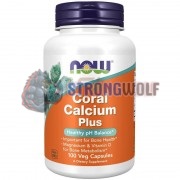 Coral Calcium Plus (100 шт), NOW Foods